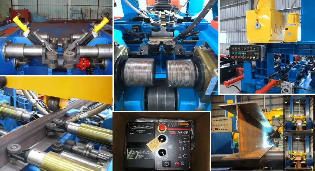 Gantry Type H Beam Assembly, Welding and Straightening Machine