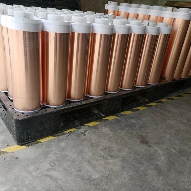 Copper Coil 0.01mm - 1mm Thickness Customized Width 99.99% Pure Copper Tape/Roll