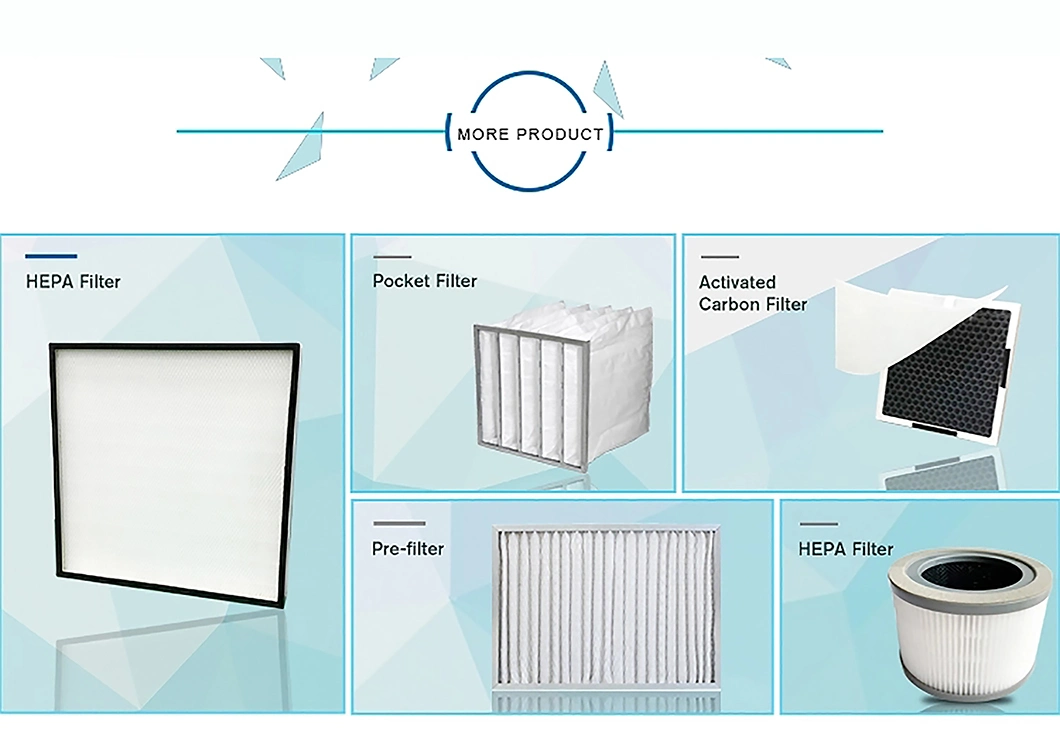 En779 F5/F6/F7/F8/F9 Medium Efficiency Pocket Air Filter Bag Purifier for Purification System