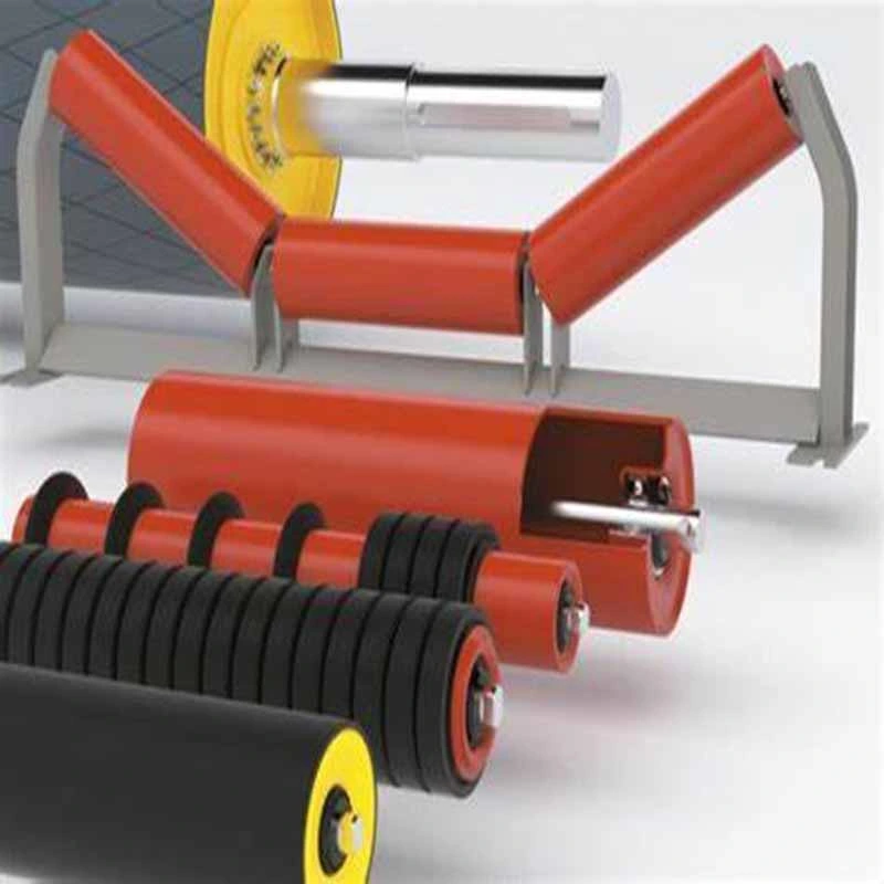 108mm Dia Tube Heavy Duty Conveyor Trough Flat Gravity Rollers Drive Steel Carrying Idler Roller Pipe Carrying Transport Roller Idler