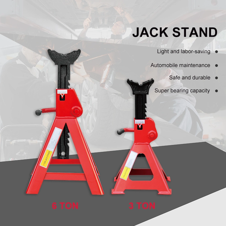 3 Ton (6, 000 LBS) Capacity Double Locking Steel Jack Stands