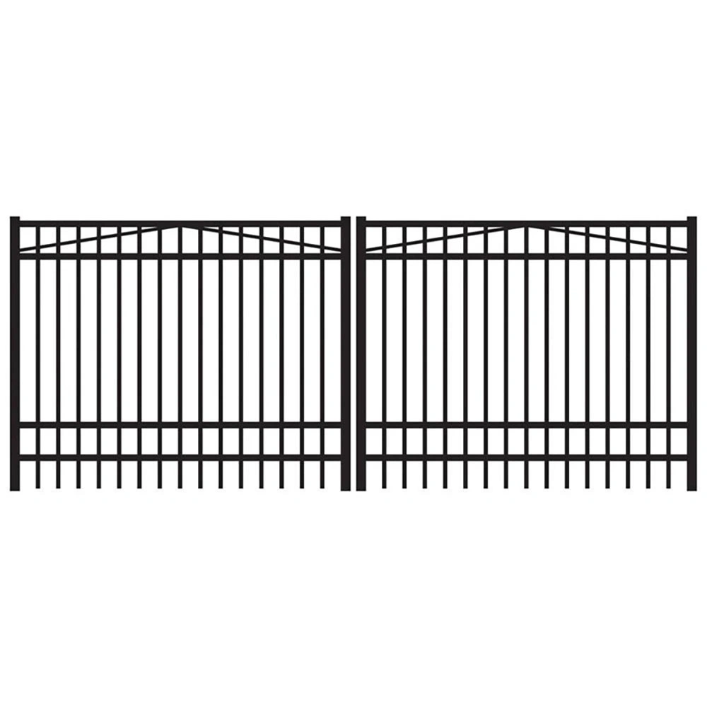 Aluminium Garden Gate and Fence Simple Modern Style Waterproof Accessories Powder Coated Aluminium Metal Decoration Support