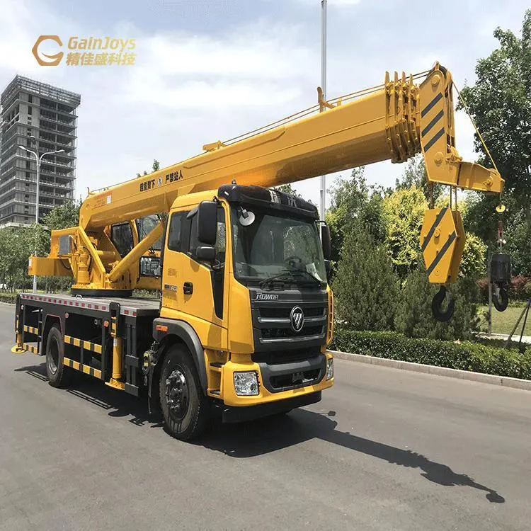 Gainjoys China Hydraulic Truck Crane Mounted DIY 150ton New Condition Used Truck Cranes for Sale 3t