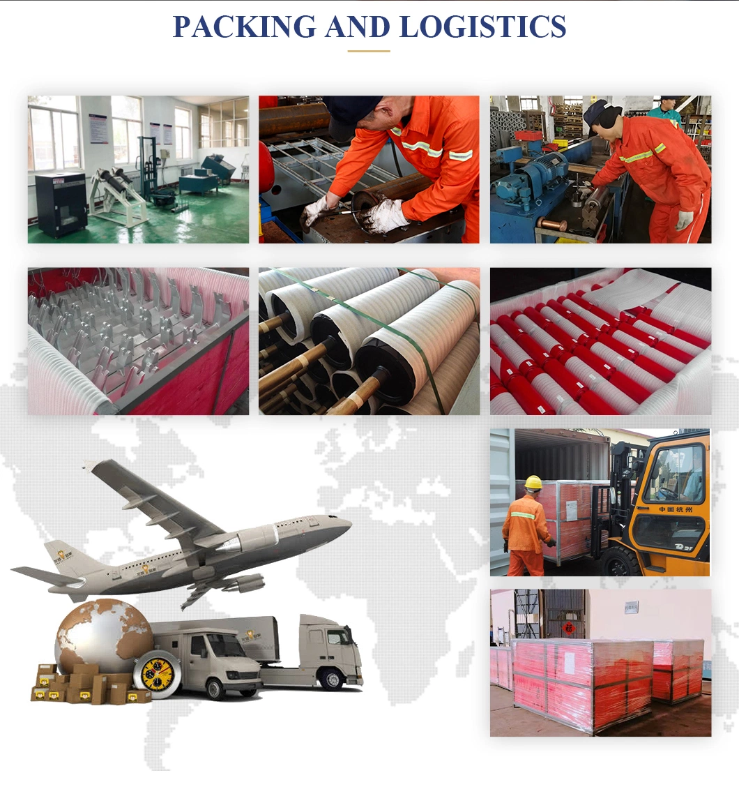 Factory Belt Conveyor Accessories Carrier Carbon Steel Tube Flat Return Idler Roller