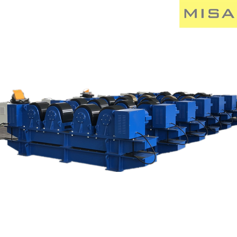 Max Load 60 Ton Conventional Welding Rotator with PU Wheels Welding and Positioning Equipment