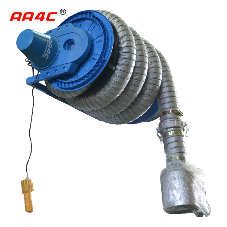 AA4c High Temp Motorized Vehicle Exhaust Hose Reel with Fans