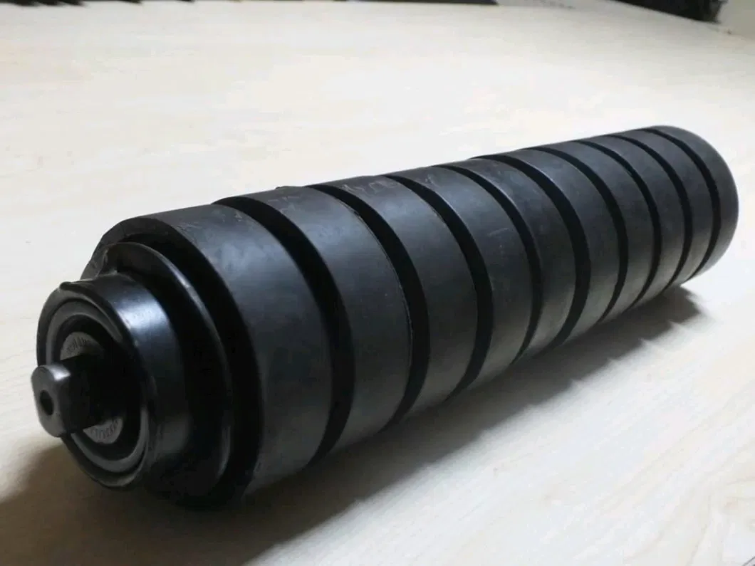 Different Standards Impact Roller with Black Ends for Mining Conveyor