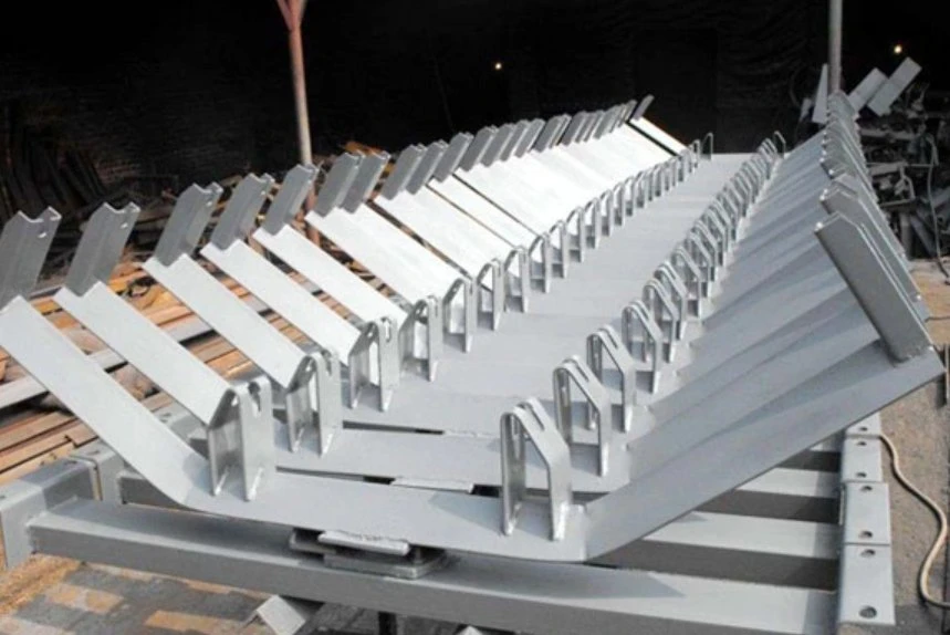 Transportation Machines Belt Conveyor Set Parts Steel Printing Frame Bracket Support The Rollers