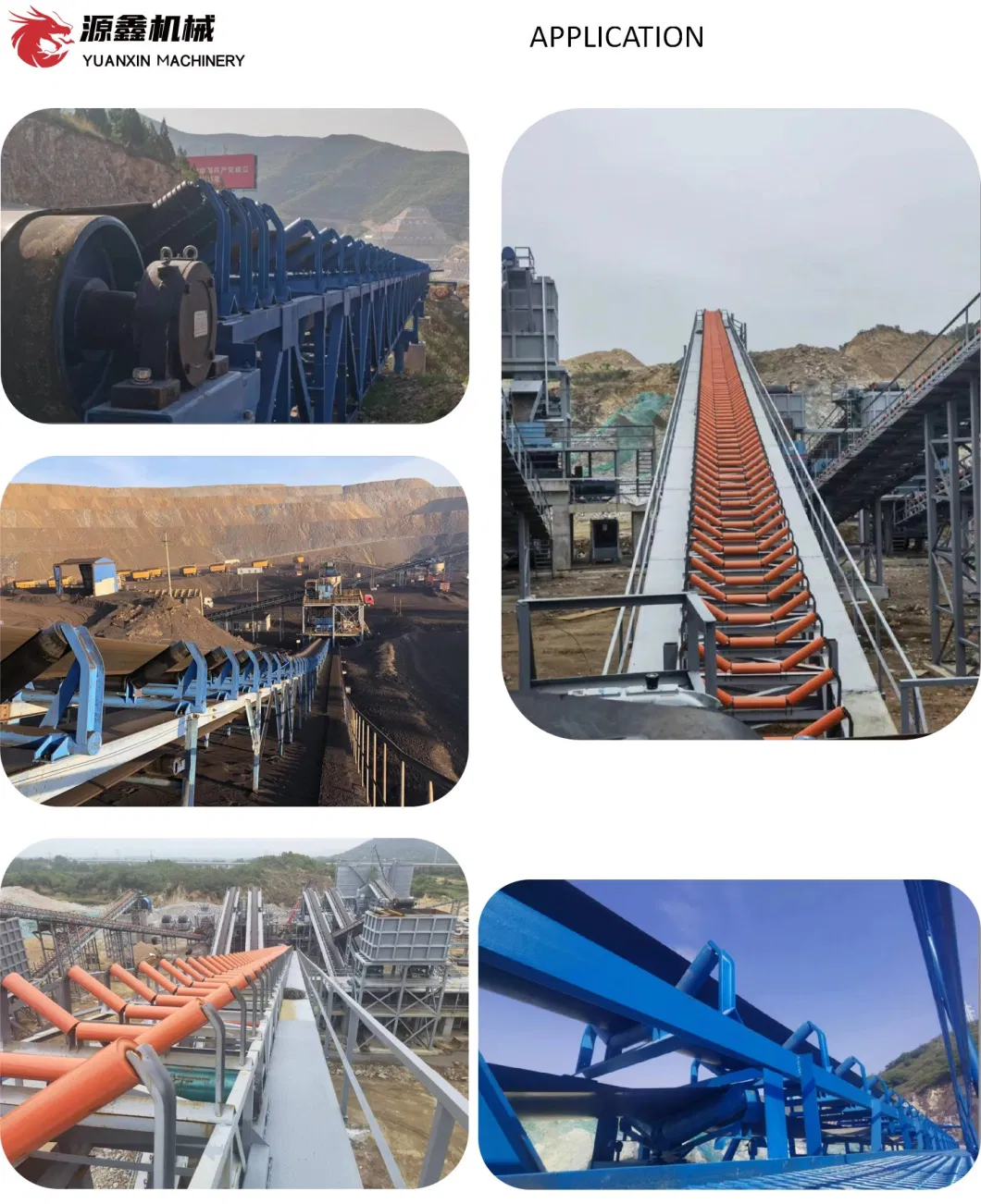 Hot Steel Pipe Conveyor Trough Type Roller Frame, Roller Frame Support