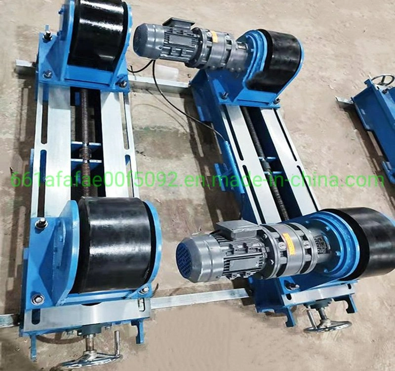 5 Ton Screw Adjusting Pipe Roller Rotator for Cylinder Tank Vessel Turning