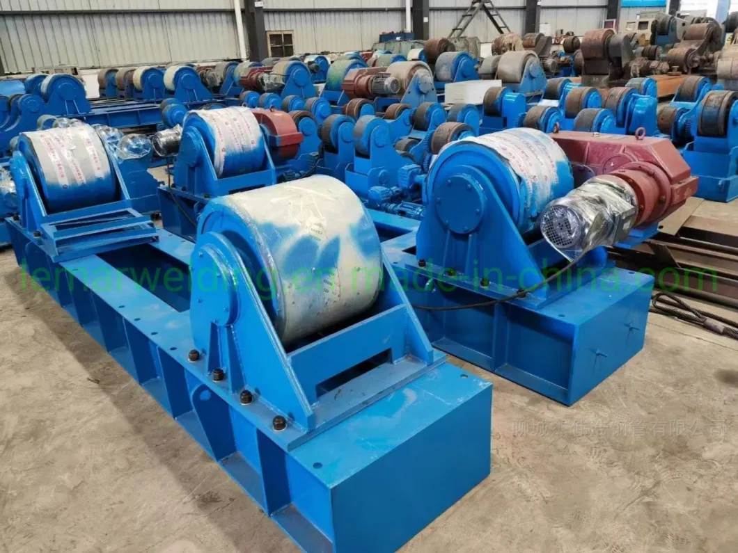 600 Tonne Screw Adjustable Welding Rotators Turning Vessel Rollers