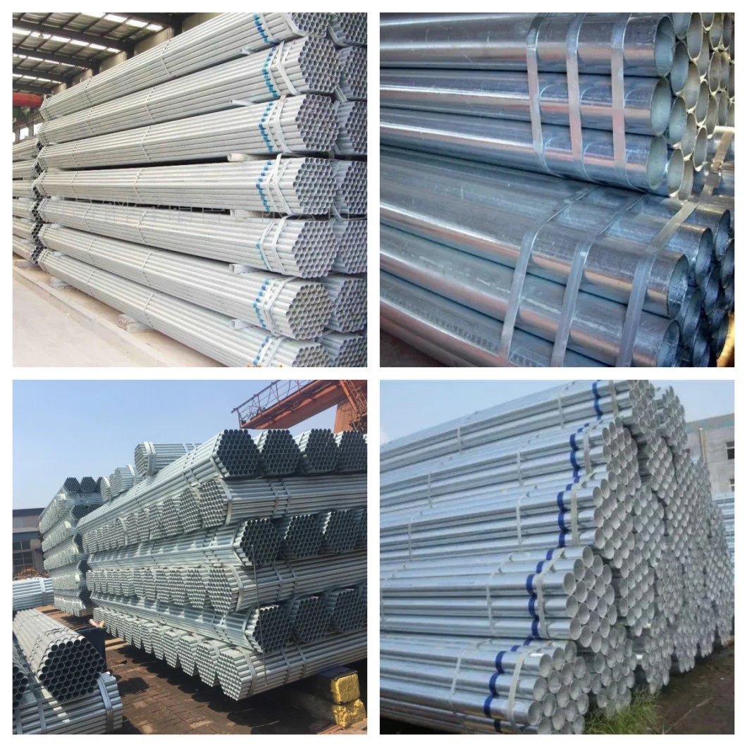 High Quality Pipe Stands for Welding Hot DIP Galvanized Iron Pipe Welded Large Inventory Corrosion Resistance