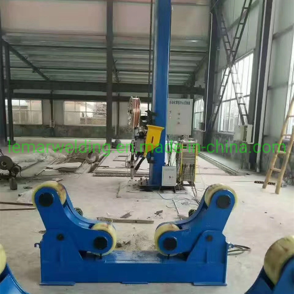 5 Ton Screw Adjusting Pipe Roller Rotator for Cylinder Tank Vessel Turning