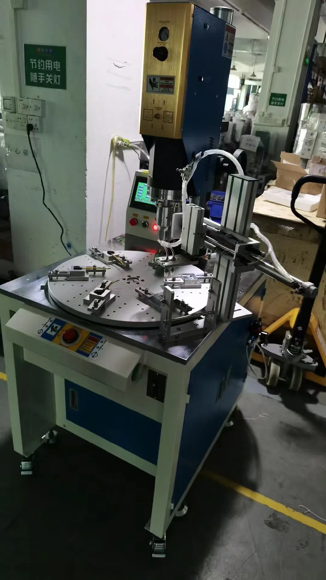 15kHz Plastic Welding Machine Ultrasound Soldering Equipment Positioning Rotary Melting Machine