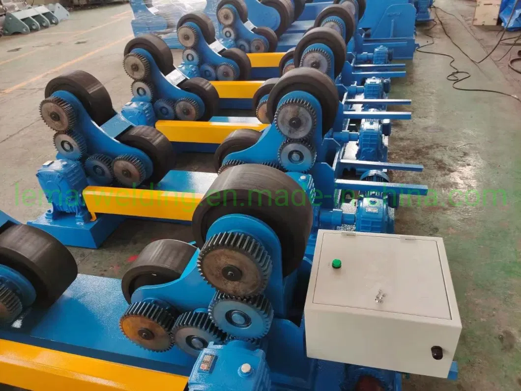 200 Ton Customized Steel Polyurethane Wheel Assembly Rotator for Welding