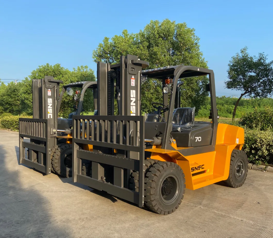 Japan Engine Forklift 7tons Diesel Forklifter with 6m Height