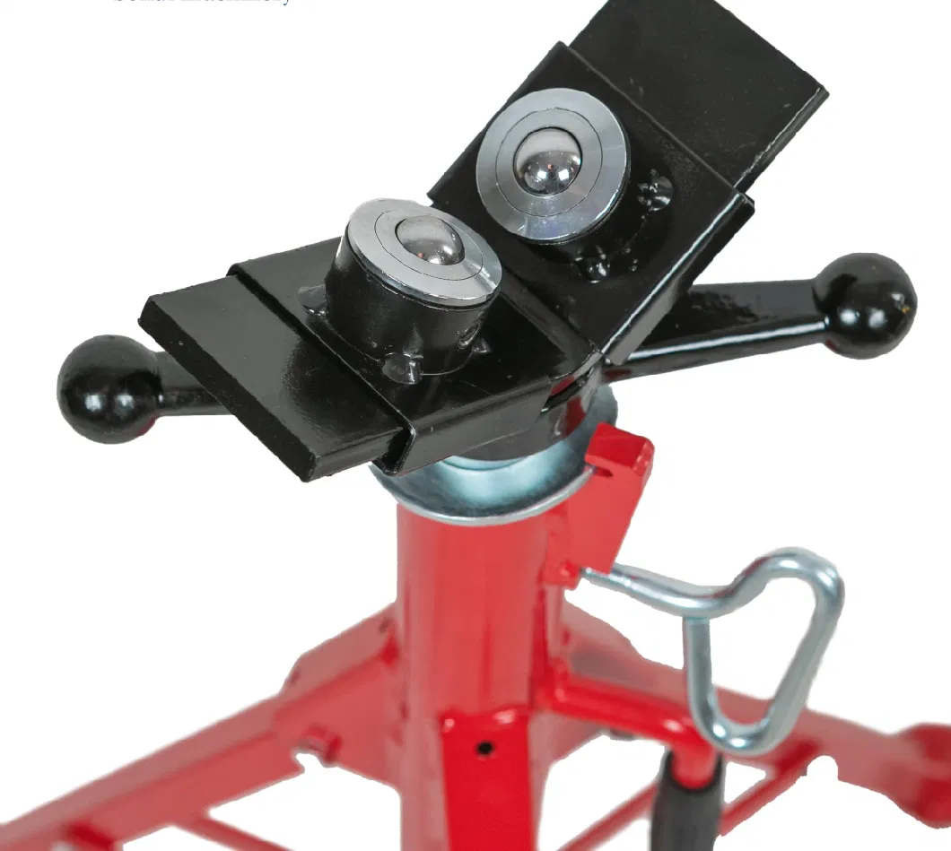 Folding Durable V-Head Pipe Stand with Single-Ball Transfer