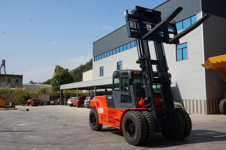 Ltmg Big Fork Lift 10ton 15 Ton 16 Ton Diesel Forklift with Customized Lift Height