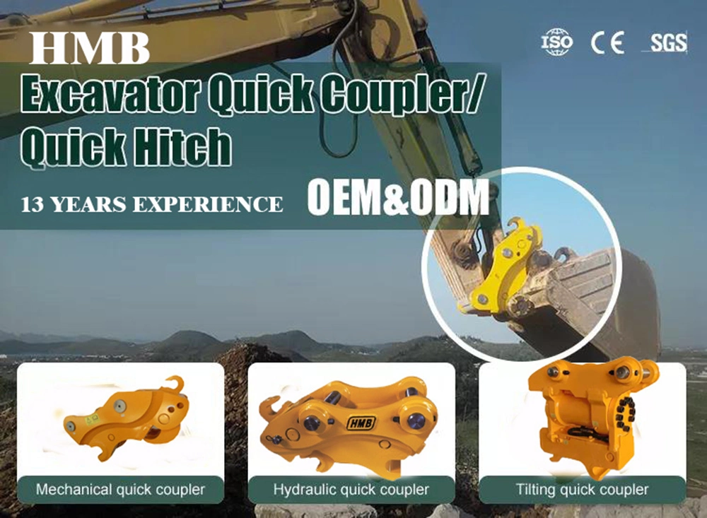 Best Excavator Hydraulic Tilt Rotator with Long Use Life Tilt Quick Coupler