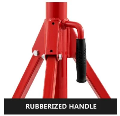 V-Head 1/8&quot;-12&quot; Pipe Holder Pipe Support Stands with 1300 Lbs Load Capacity