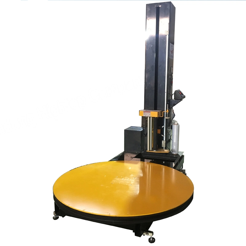 Electric Automatic Turntable with Pre-Stretch PE Stretch Film Pallet Stretch Wrapper Wrapping Packing Machine