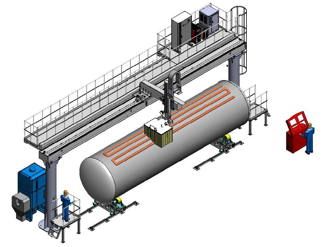 Wm8080 Column Boom Welding Systems Machine Manipulator/Portable/Built-in Column/Boom Welding Seam Trackers with Laser Vision Tracking and a Laser Sensor