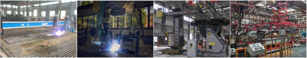 Large Steel Structure Welding Processing Custom Square Tube Column Hot DIP Zinc Galvanization