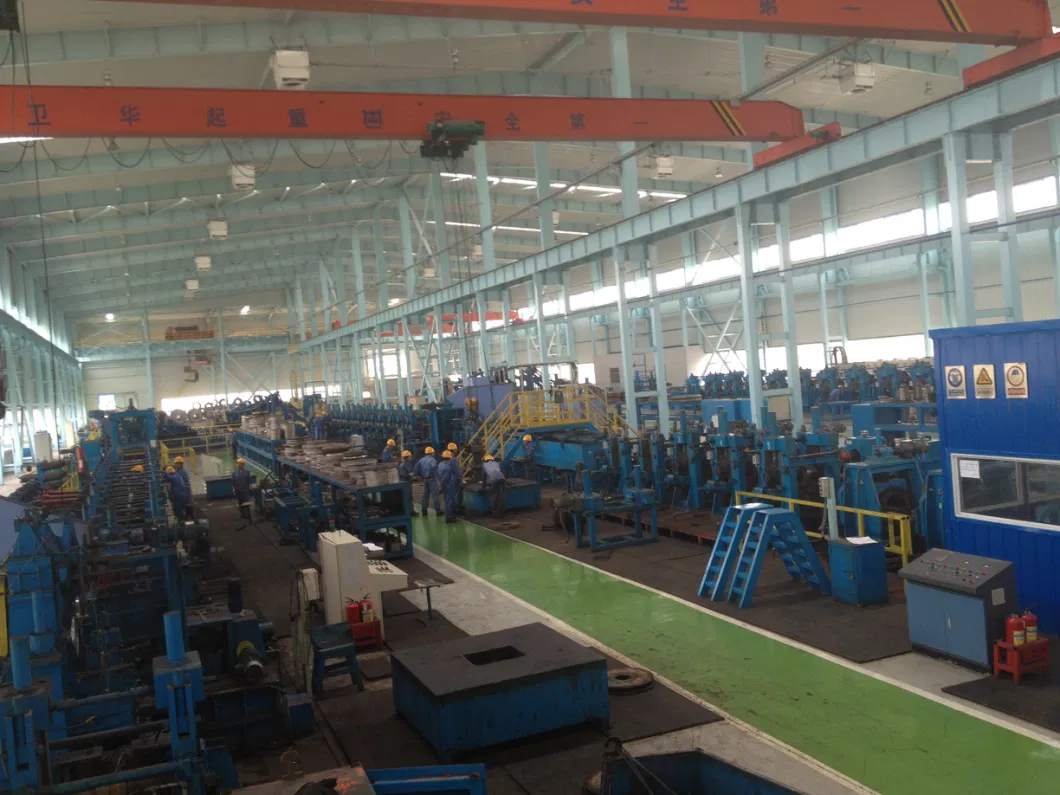 ERW Straight Seam Round Square Rectangular Pipe High Frequency Welding Machine Ms Tube Mill Tube Making Machine Production Line