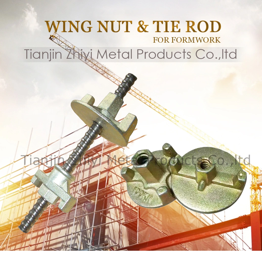 Construction Equipment Tools Formwork Wing Nut Price Tie Rod Wing Nut Screw Tie Rod for Shuttering Tie Rod with Wing Nut Tie Rod for Column Shuttering