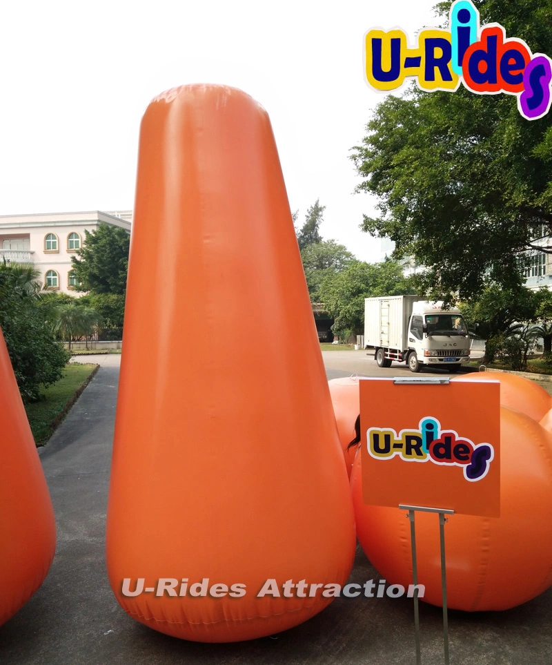 Inflatable orange colour buoy For inflatable pontoon use