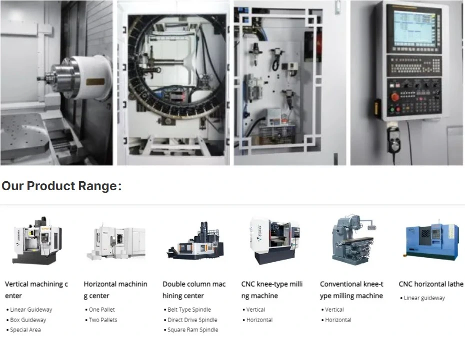 Vertical Horizontal CNC Machine Tool Lathe Metal Cutting Forming Gear Turning Hob Milling Machining Center