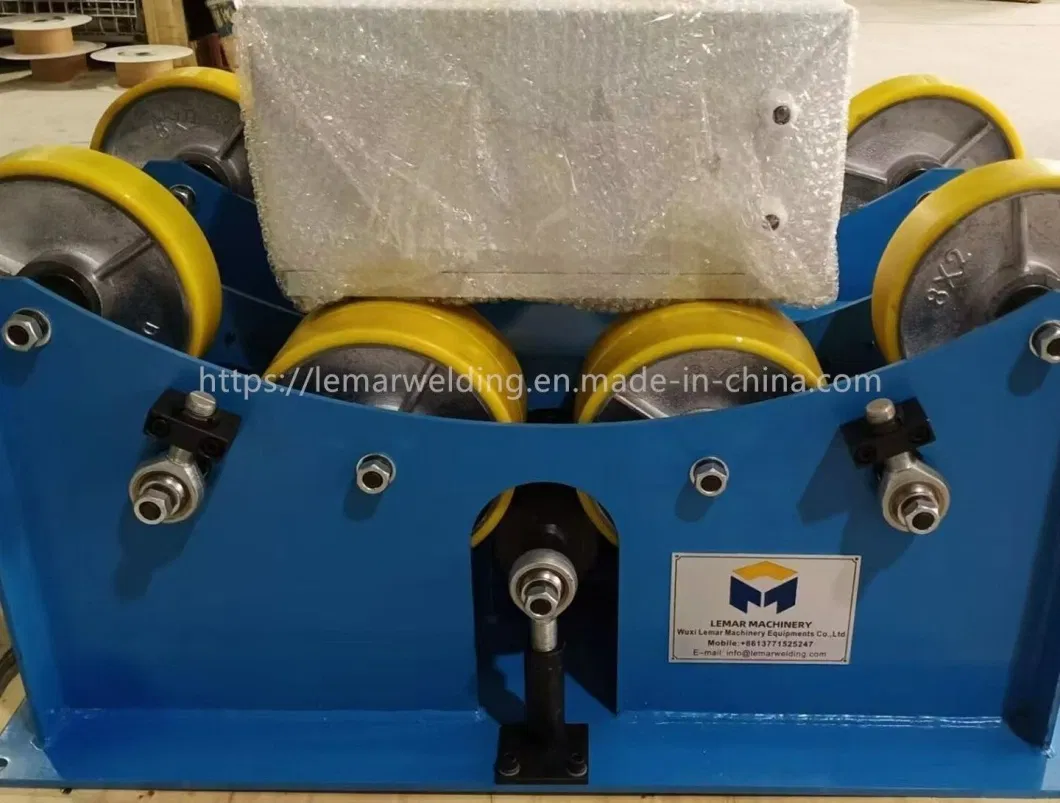 100t Pipe and Vessel Welding Rollers Self Adjustment Rotator