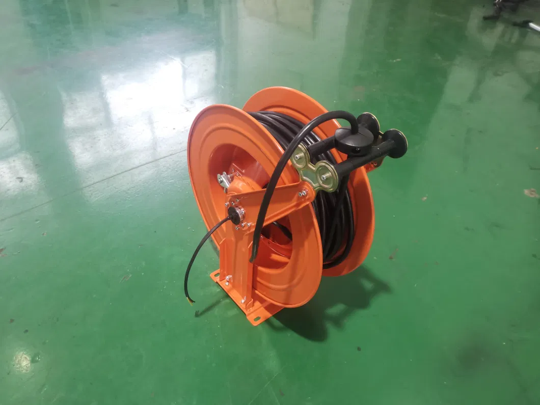 Electric Extension Automatic Hose Reel 24V DC Motorized Driven Cable Reel