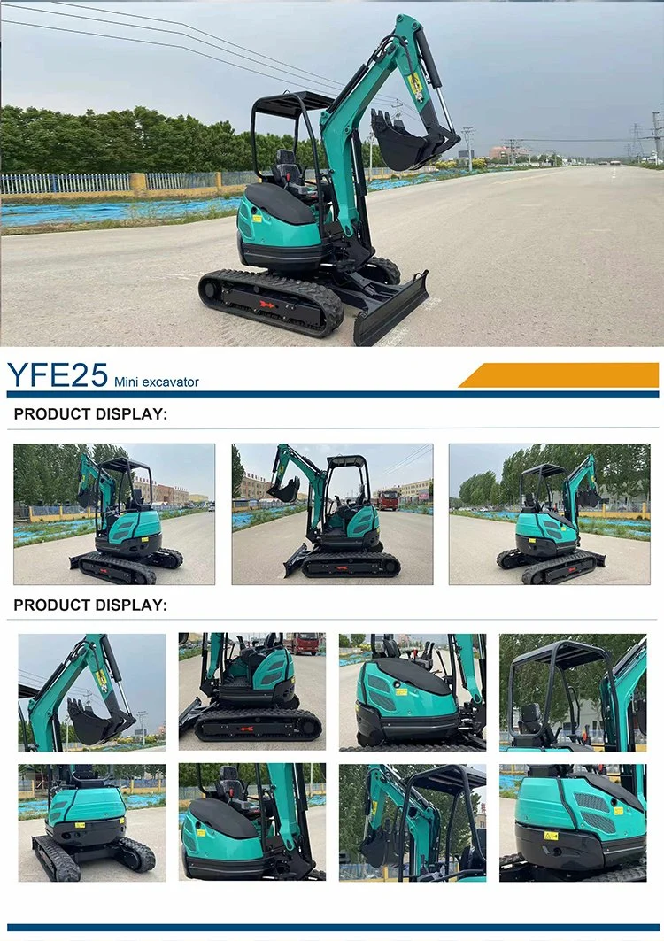 Infront Low Price Offer 1 Ton Small Hydraulic Excavator for Home