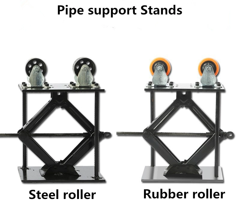 1100 Lb Load Capacity Adjustable Pipe Support Roller Stands Pipe Welding Roller