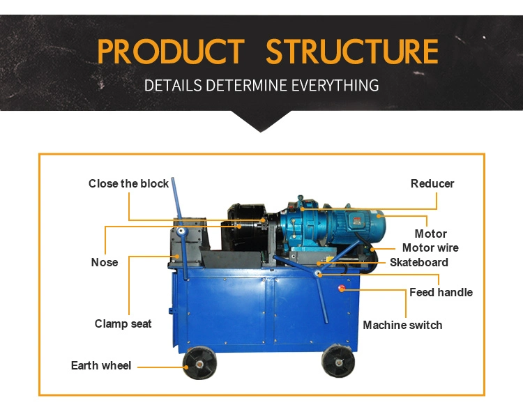 Automatic Rebar Thread Rolling Machine