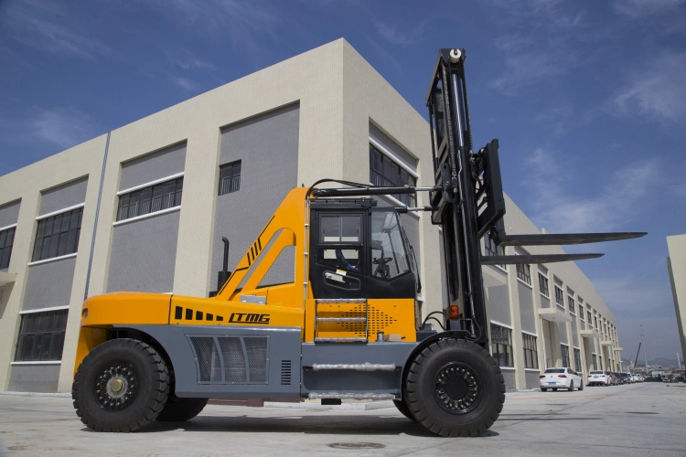 30t Hydraulic Diesel Forklift Truck with LED Forklift Lights