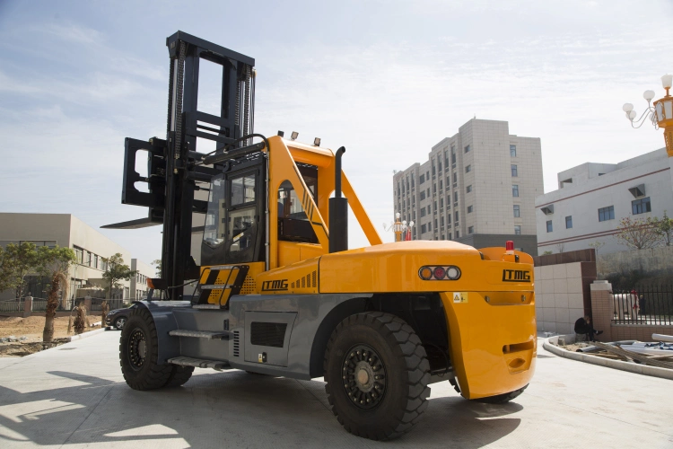 30t Hydraulic Diesel Forklift Truck with LED Forklift Lights