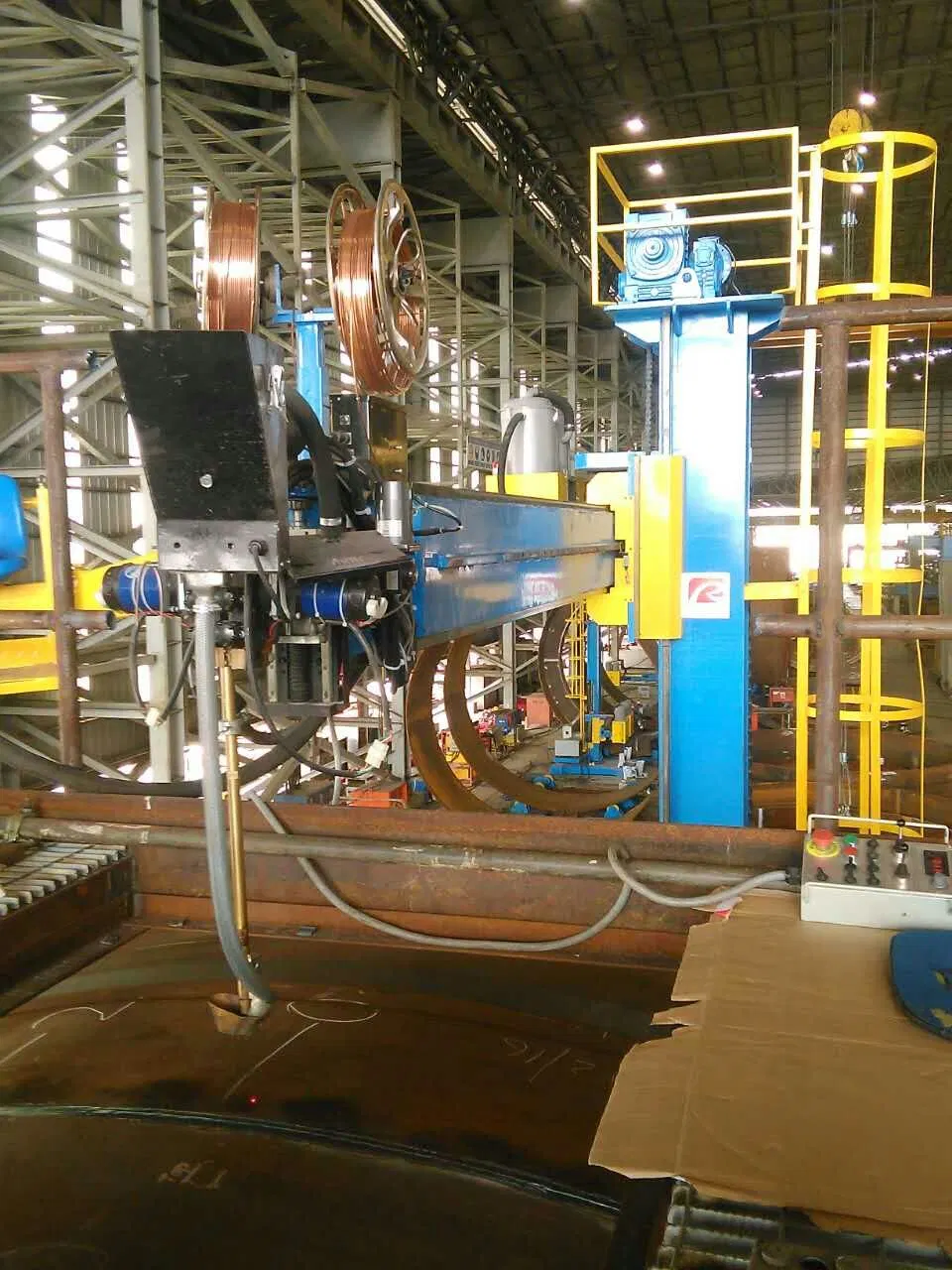 Automatic Tube MIG Welding Manipulator for Pipe Inside and Outside Seam Welding