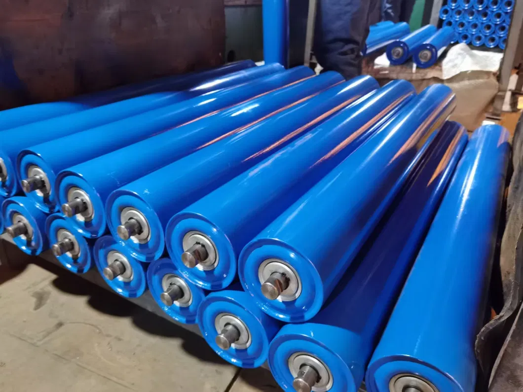 China Manufacture Belt Conveyor Steel Roller Idler