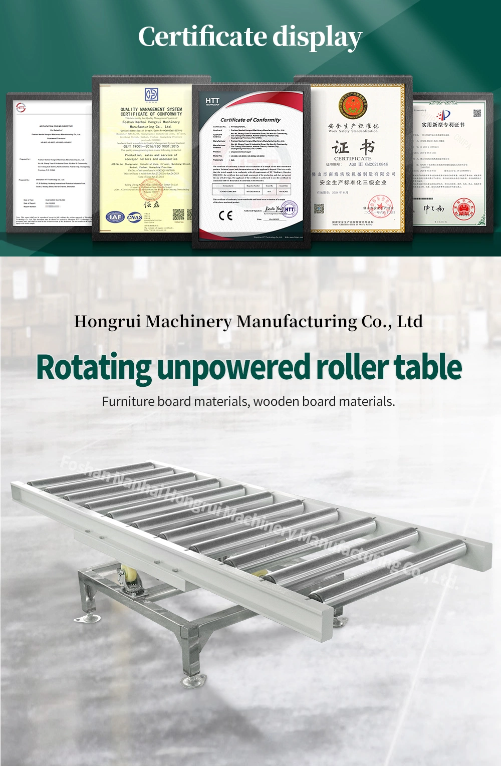 Gravity-Powered Revolving Roller Table for Easy Item Handling - No Electricity Needed