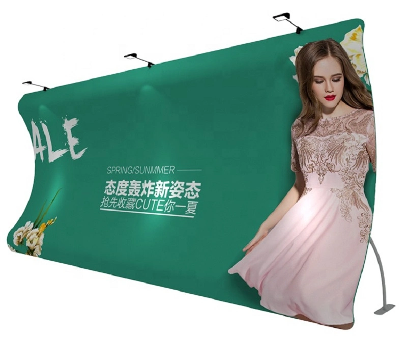 High Quality Tension Fabric Display/ Stretch Fabric Heavy Duty Pipe Photography Backdrop Banner Stand