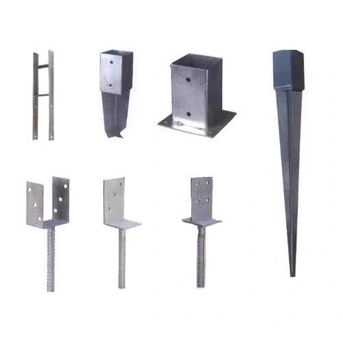 Adjustable Post Holder for 7 X 7 Cm and 9 X 9 Cm Posts - Galvanized Steel