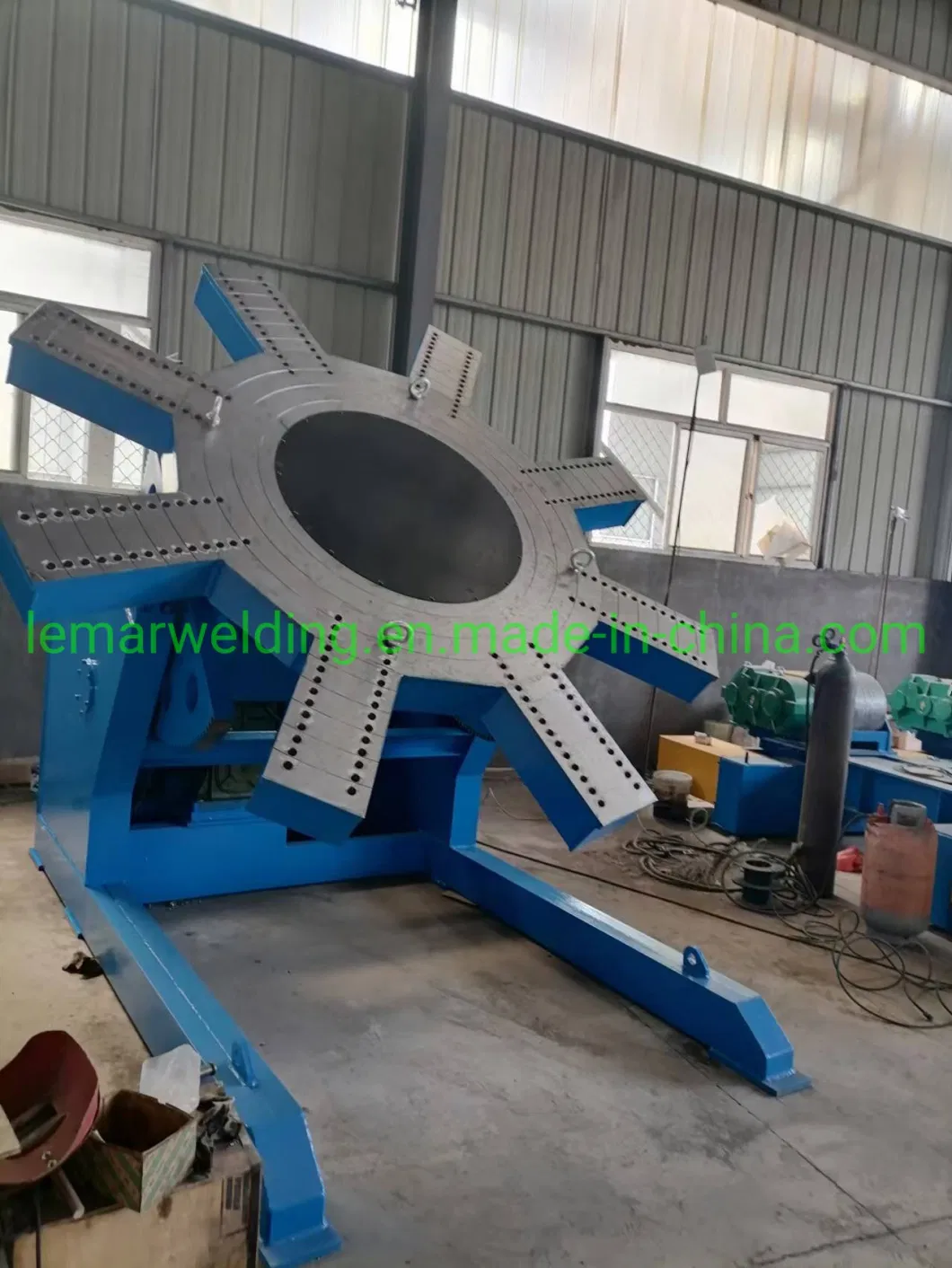 Big Loading 10 Ton 25000mm Diameter Automatic Welding Positioner Turning Table