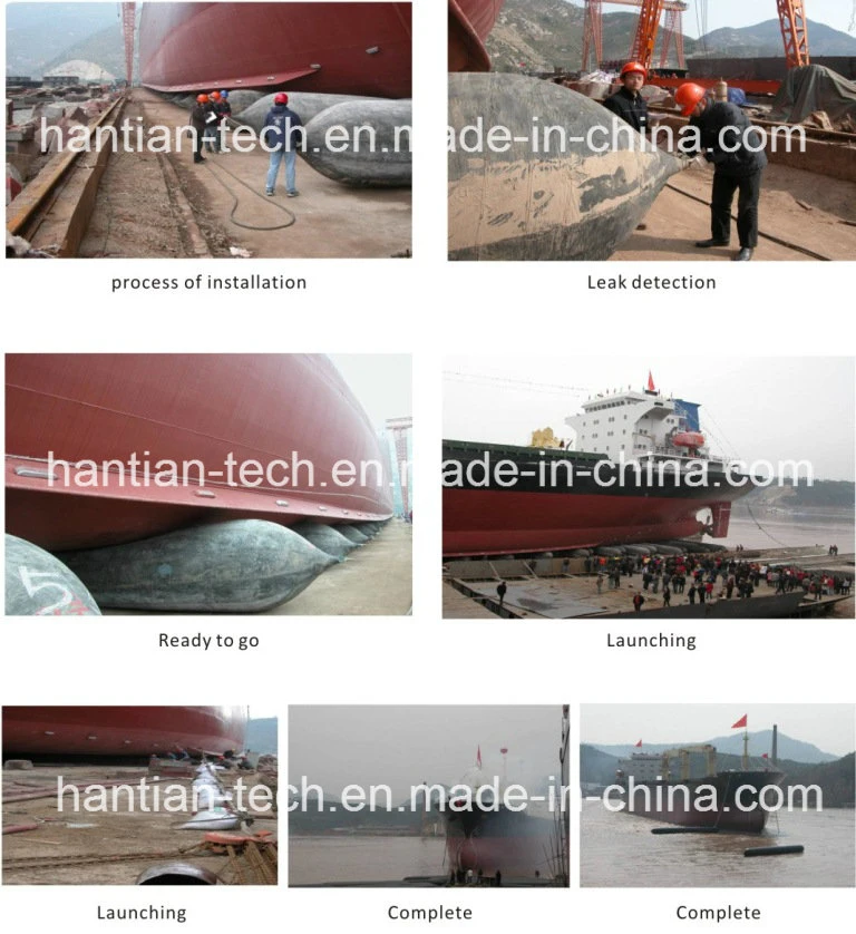 Marine High Pressure Rubber Inflatable Boat Rollers for Ship Launching