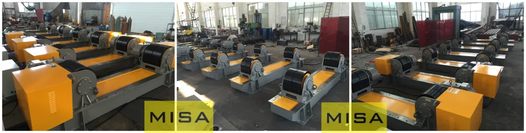 200, 000kg Capacity Polyurethane Wheels Adjustable Welding Rotator, Pipe Welding Equipment