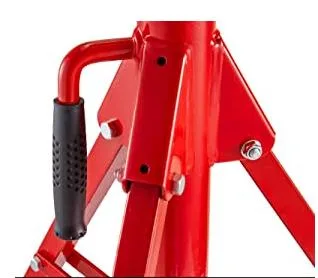 Folding Durable V-Head Pipe Stand with Single-Ball Transfer