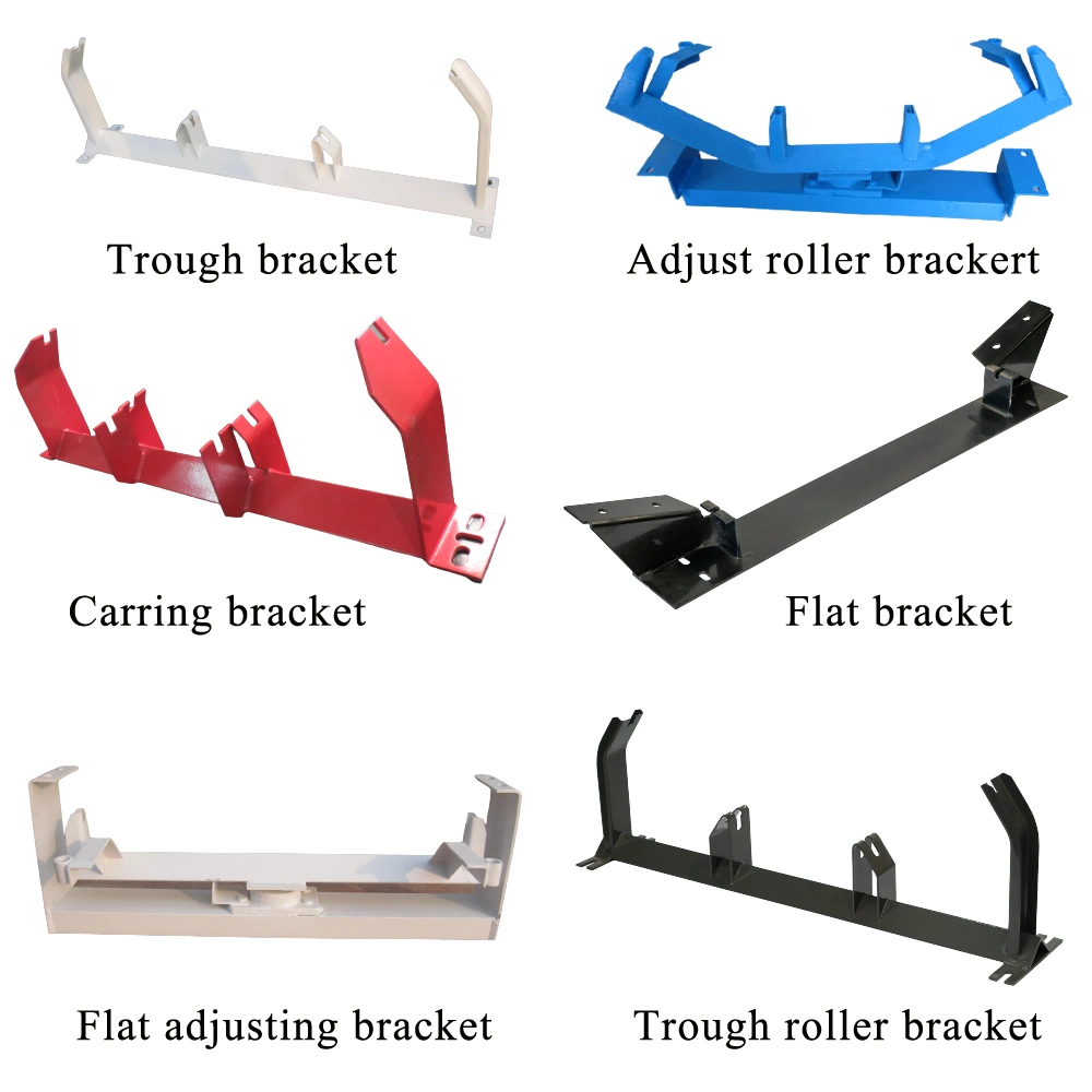 1000mm Belt Width Carrying Conveyor Belt Roller Idler Support