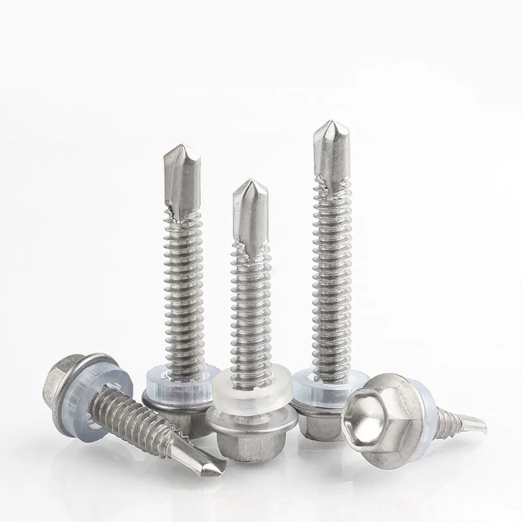 Head Drill Tail Screw Outer Hexagonal Dovetail Screw Waterproof