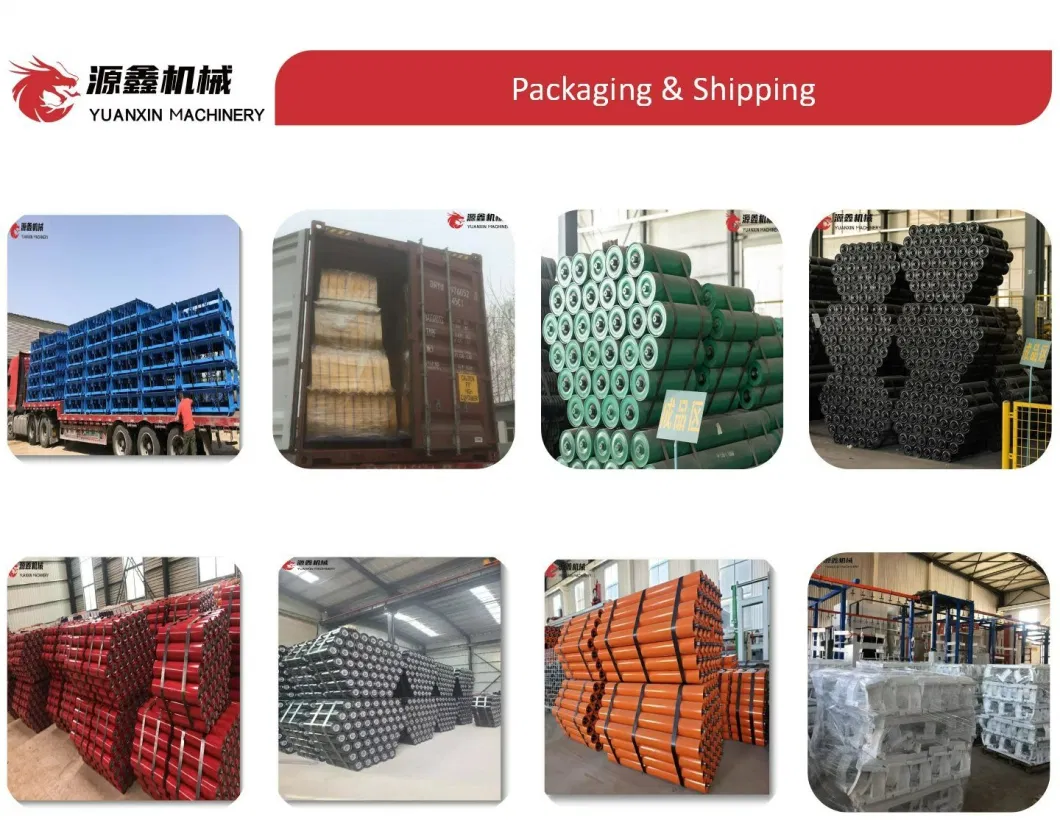 High Quality Conveyor Trough Rolls Are Used for Belt Conveyors